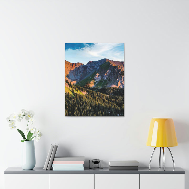 Fading Mountain Light - Canvas