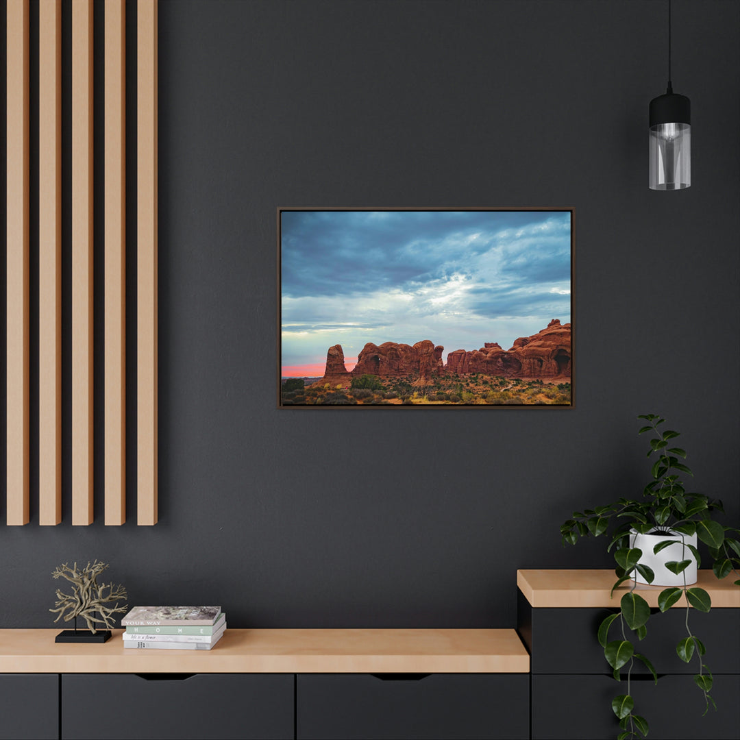 Arches at Sunset - Canvas with Frame