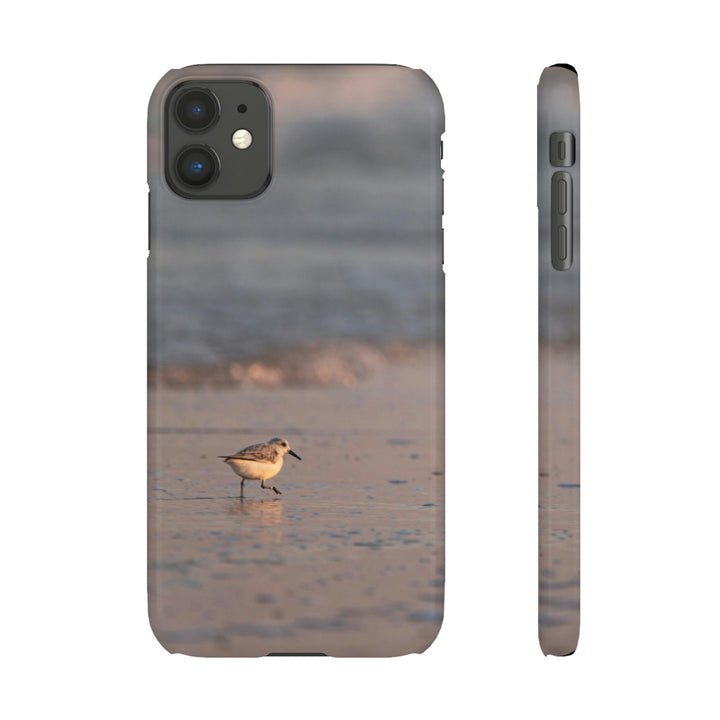 Sanderling in Soft Dusk Light - Phone Case