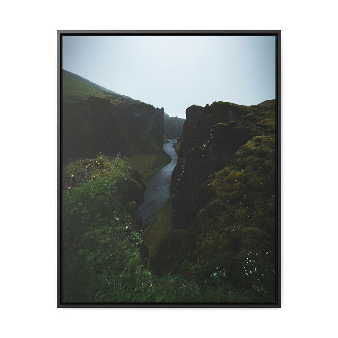 A View of the River - Canvas with Frame