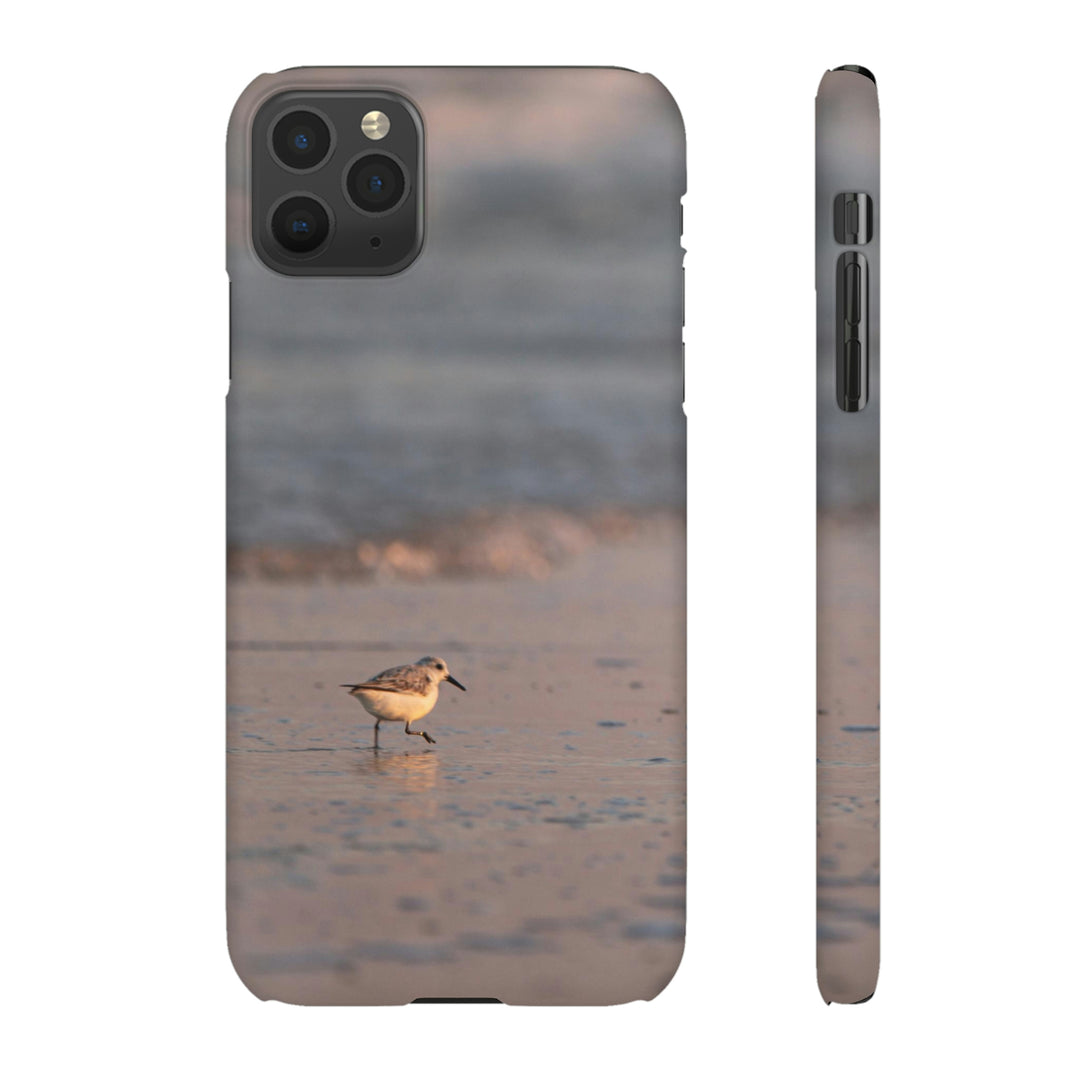 Sanderling in Soft Dusk Light - Phone Case