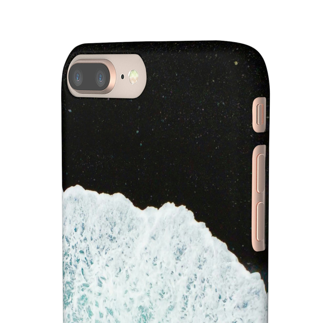 A Wave on Volcanic Sand - Phone Case