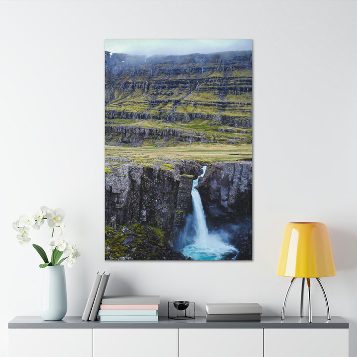 A Remote Waterfall - Canvas