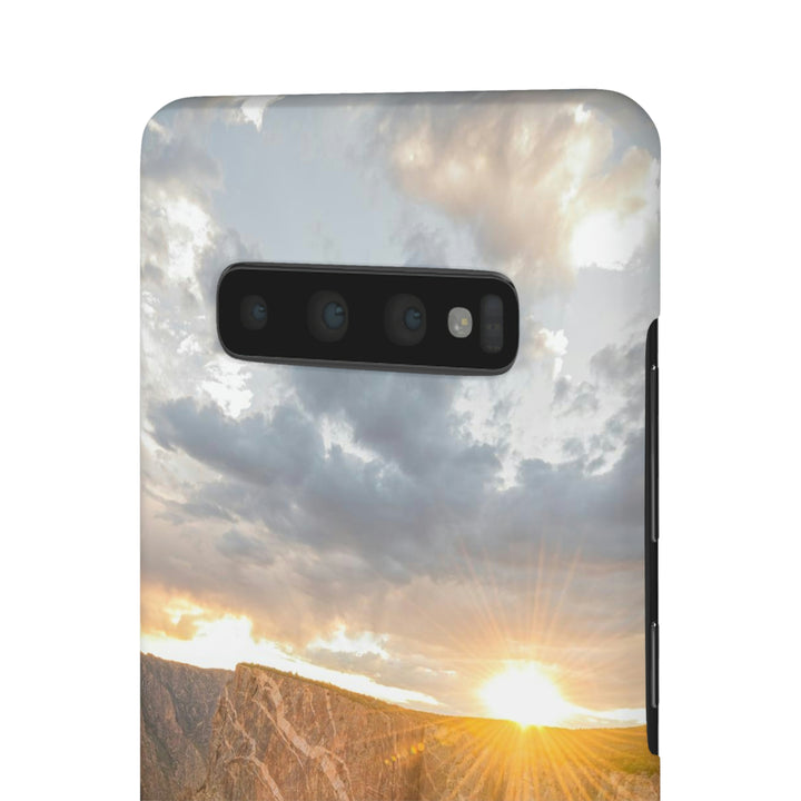 Painted Wall at Sunset Part 2 - Phone Case