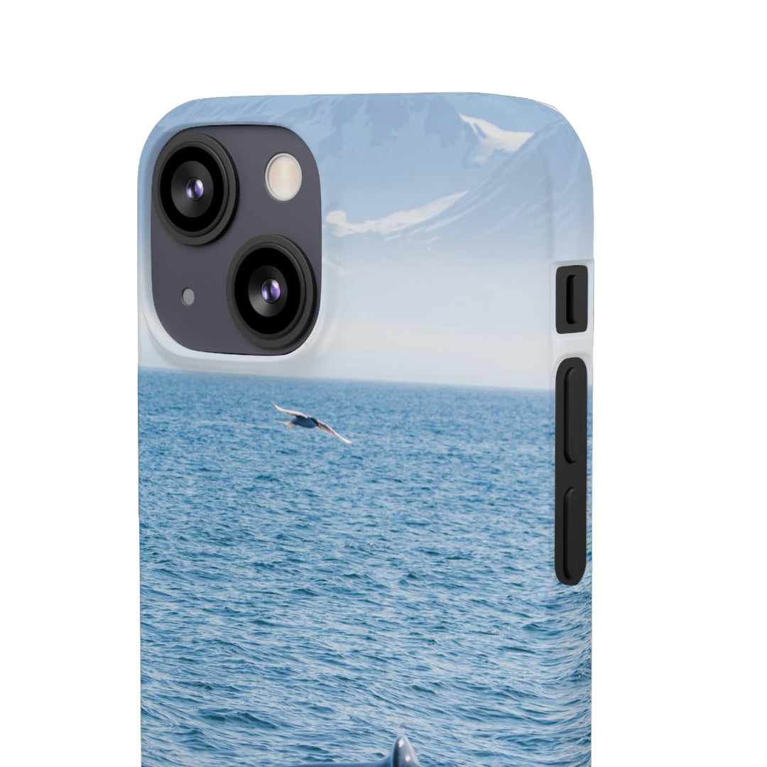 A Whale and A Mountain - Phone Case