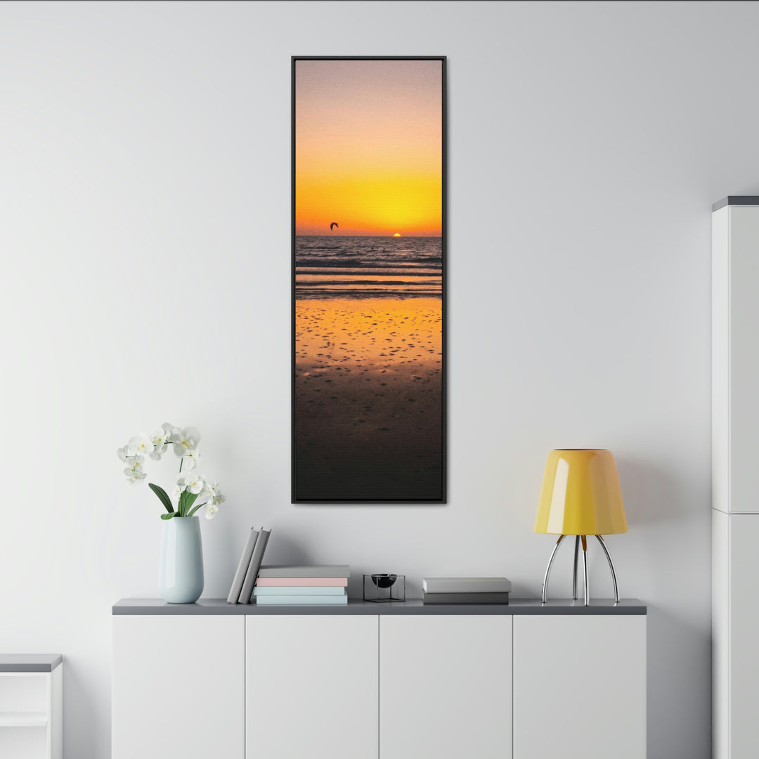 Sunrise on the Sea - Canvas with Frame