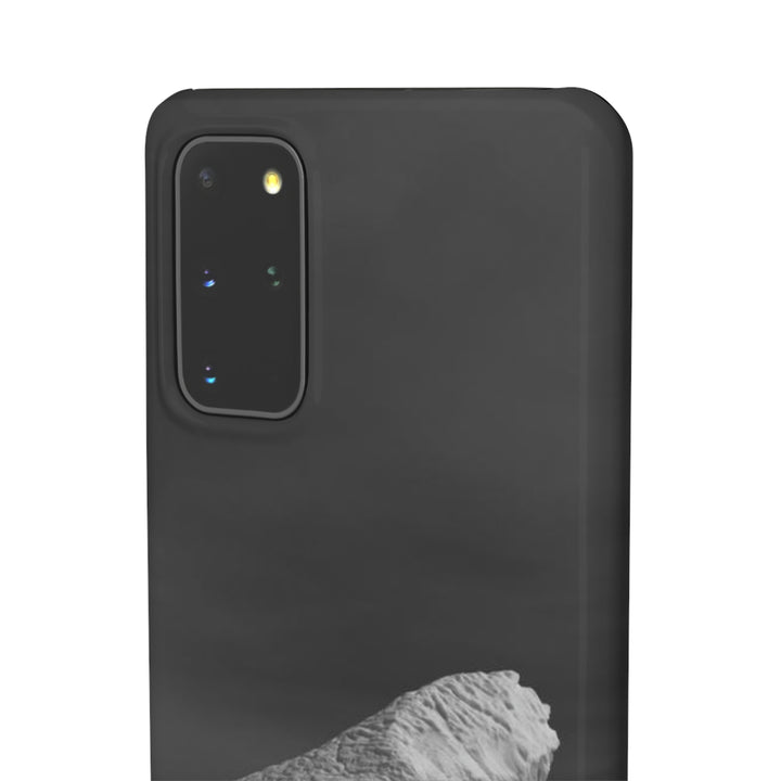 The Angles of an Iceberg in Black and White - Phone Case