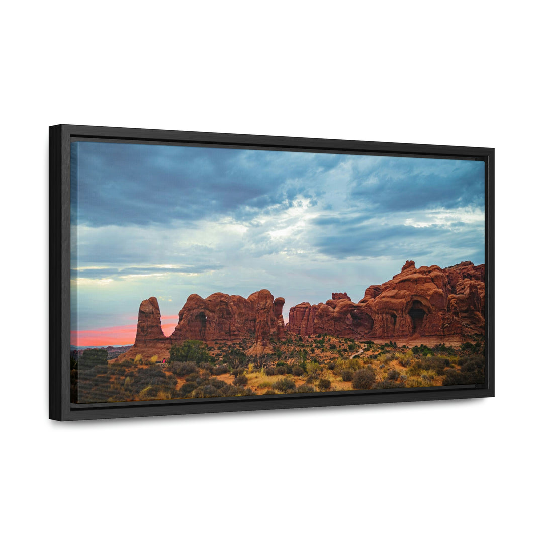 Arches at Sunset - Canvas with Frame