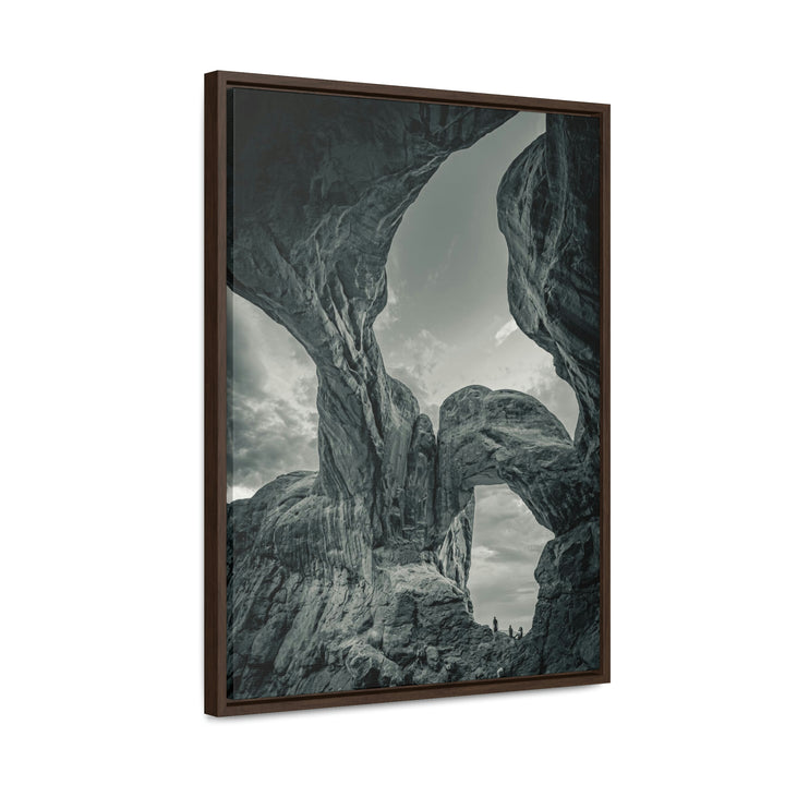 Natural Frames Part 1 in Black and White - Canvas with Frame