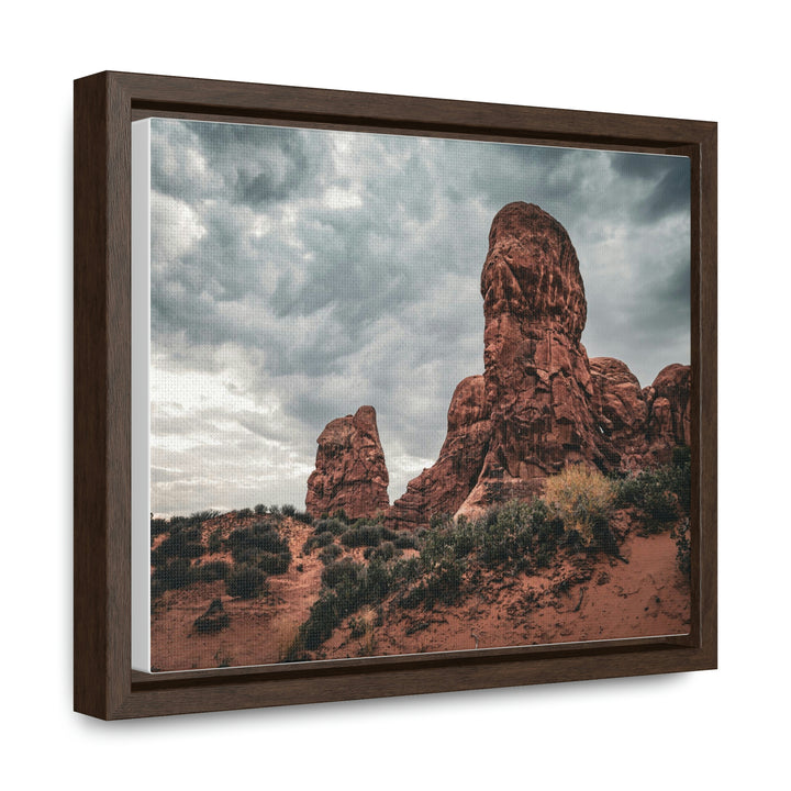 Dramatic Rocks - Canvas with Frame