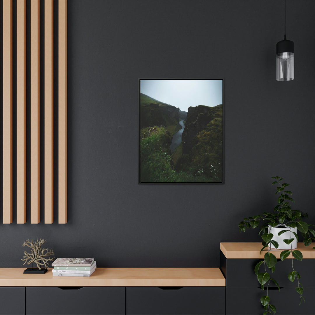 A View of the River - Canvas with Frame