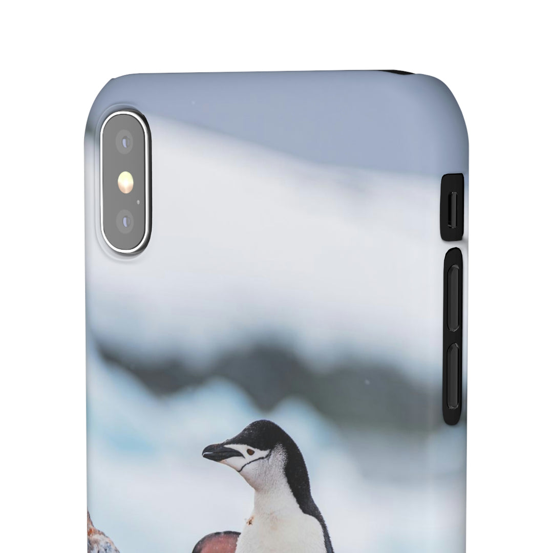 Stretched Penguin - Phone Case