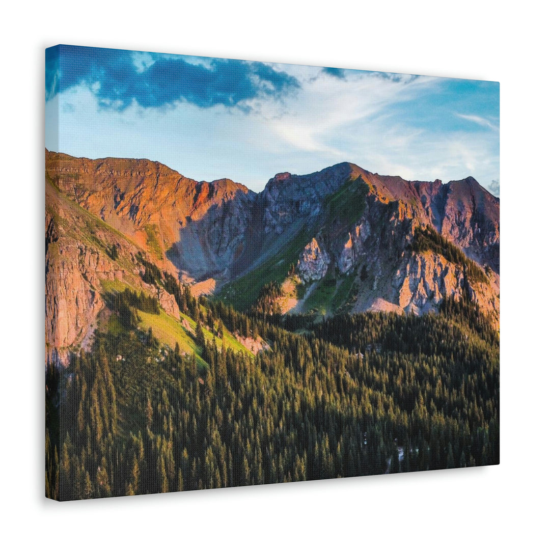 Fading Mountain Light - Canvas