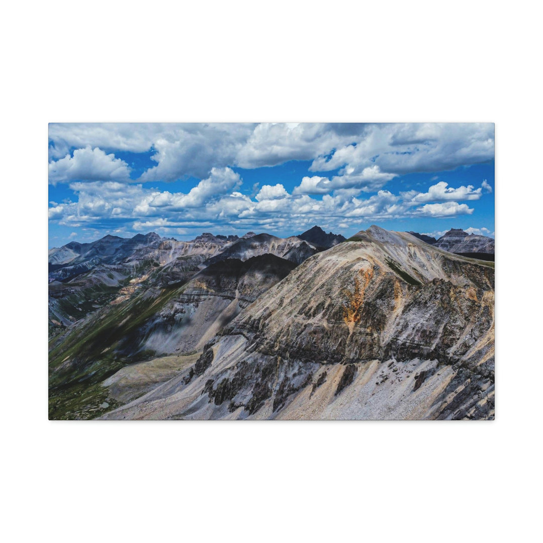 Imogene Pass From the Air - Canvas