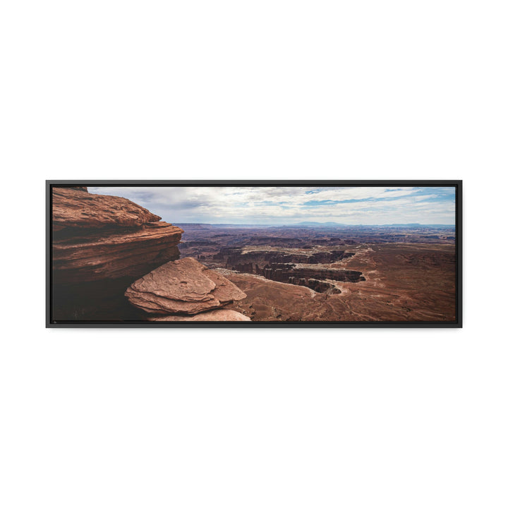 The Canyon Below - Canvas with Frame