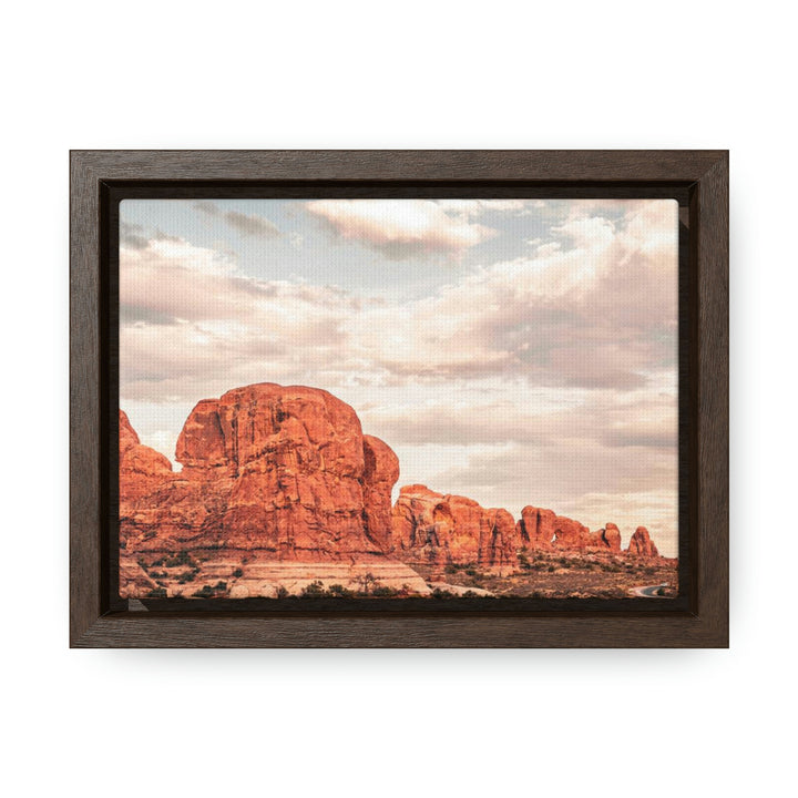 A Desert Sunset - Canvas with Frame