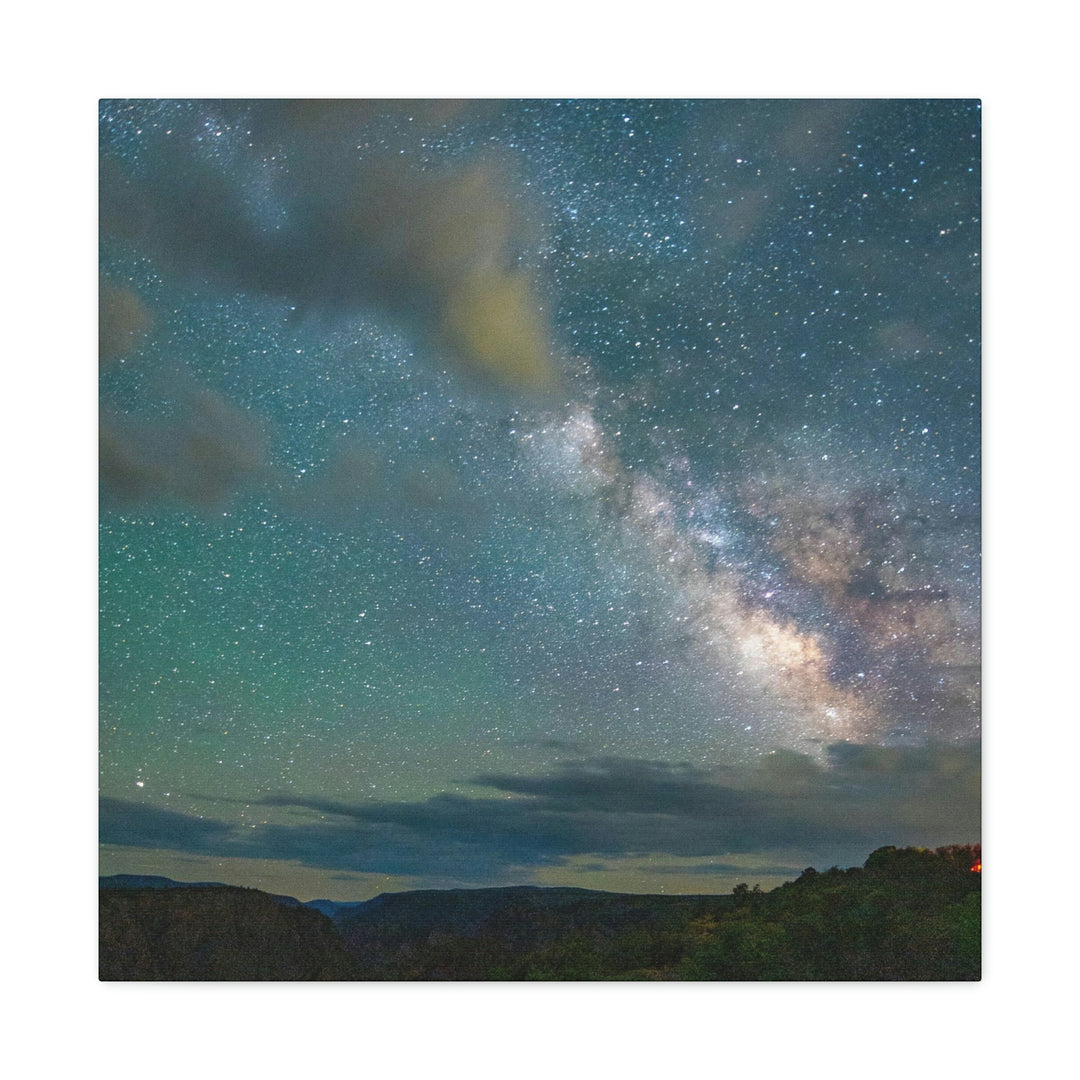 Milky Way Through the Clouds Part 1 - Canvas