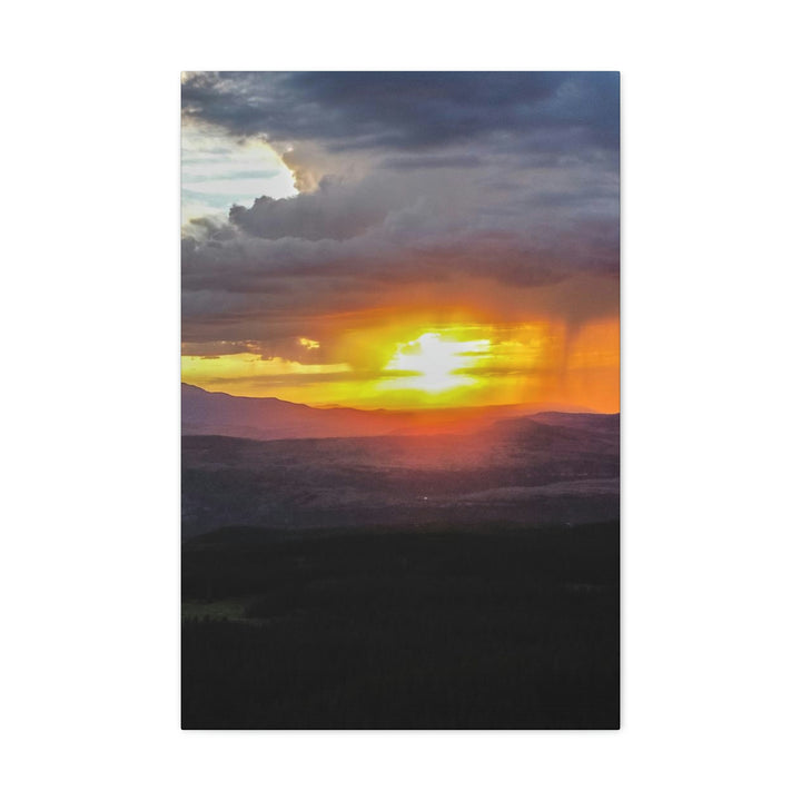 Rainy Sunset - Canvas