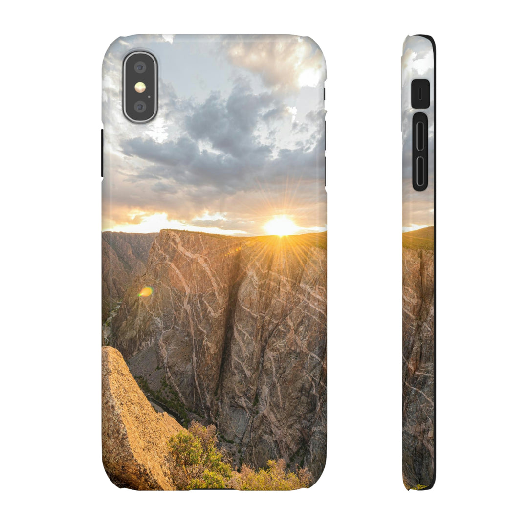 Painted Wall at Sunset Part 2 - Phone Case