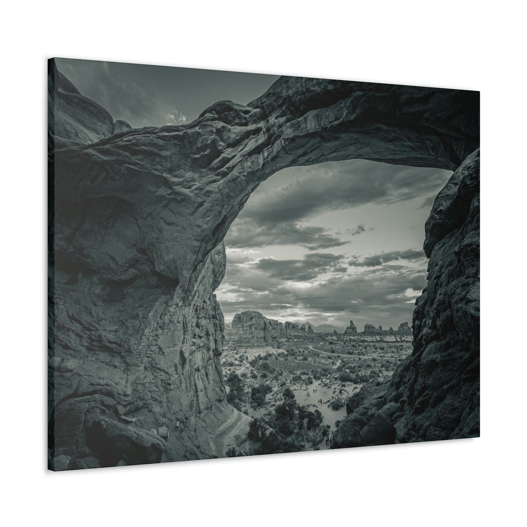 Natural Frames Part 2 in Black and White - Canvas