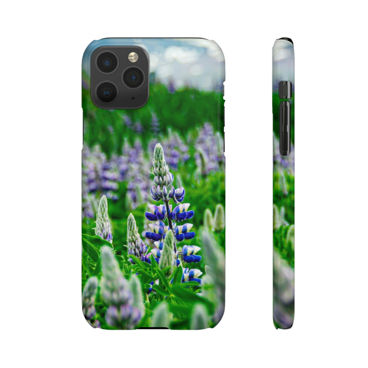 Glowing Lupin with Mountains - Phone Case