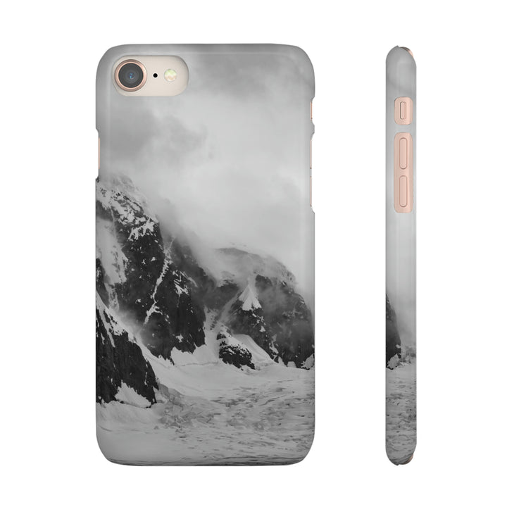 The Mist Descends in Black and White - Phone Case