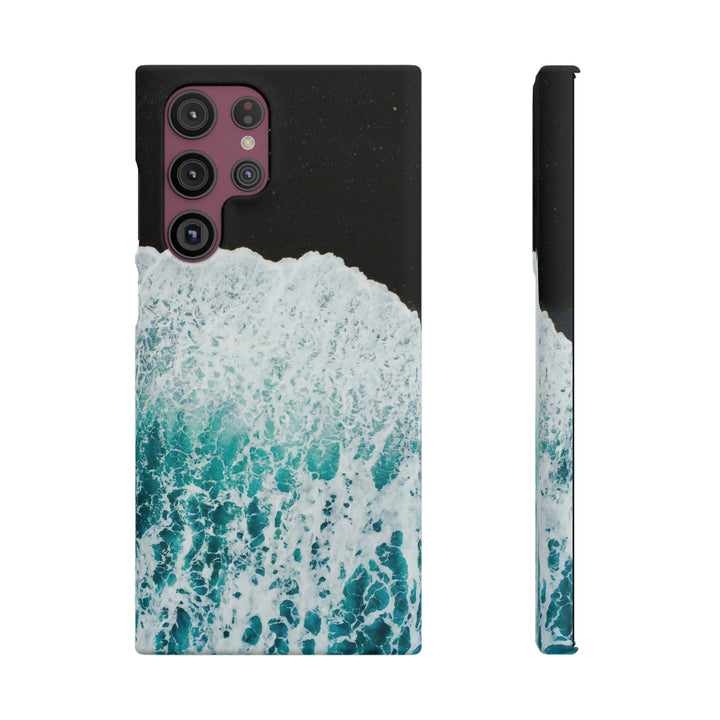 A Wave on Volcanic Sand - Phone Case