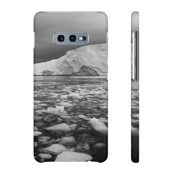 Lane of Ice In Black and White - Phone Case