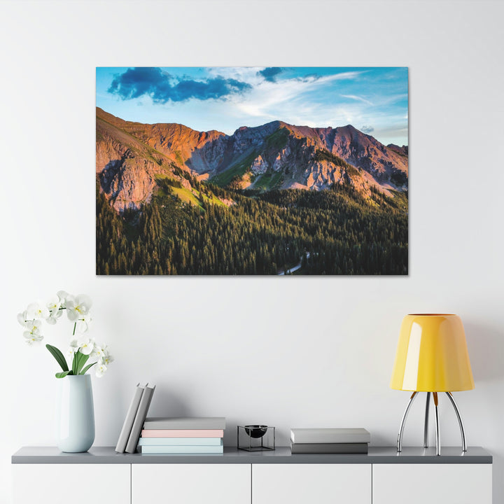 Fading Mountain Light - Canvas