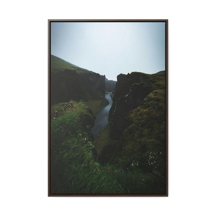 A View of the River - Canvas with Frame