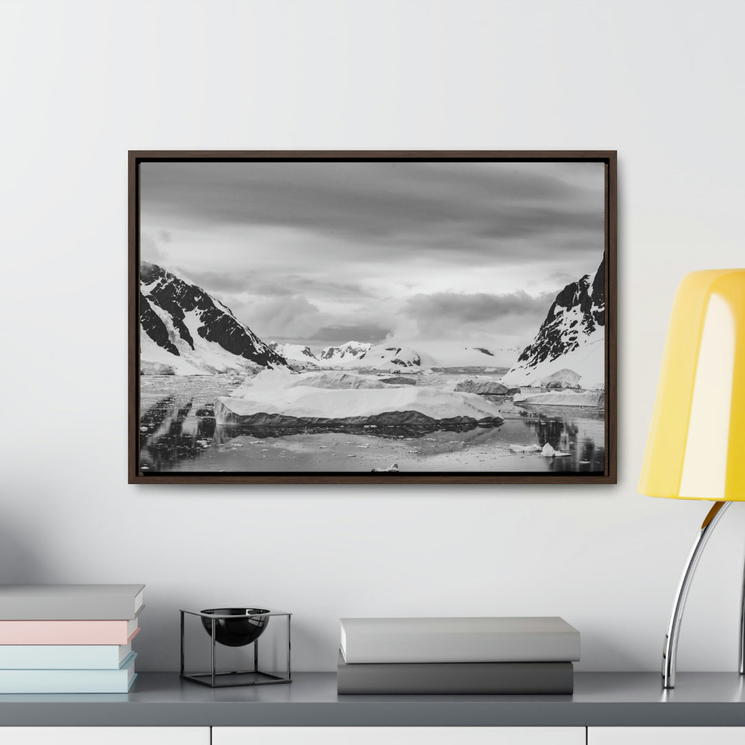 A Still Day in Black and White - Canvas with Frame