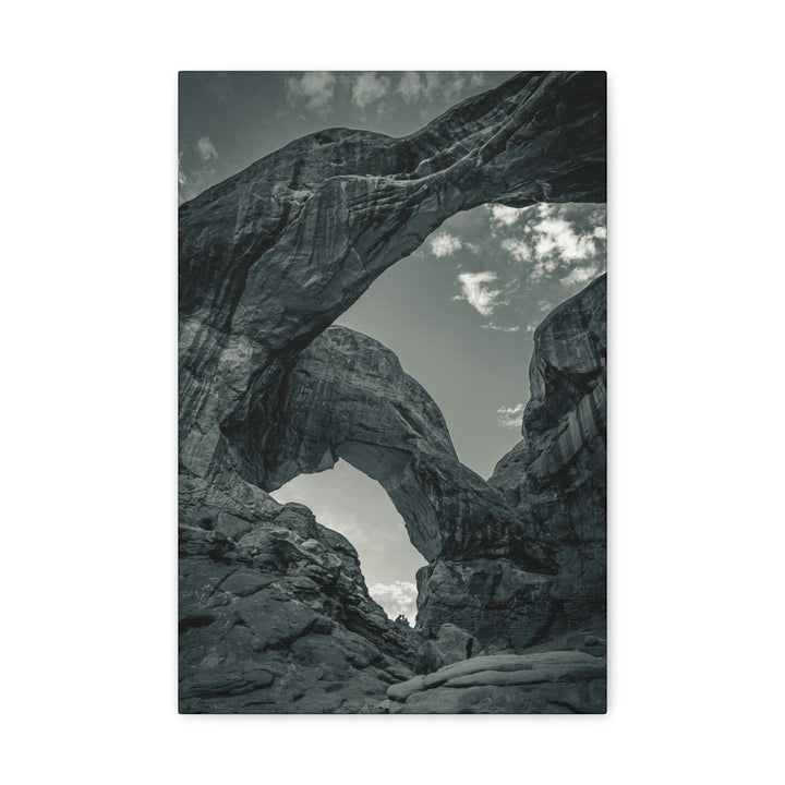 Natural Frames Part 4 in Black and White - Canvas