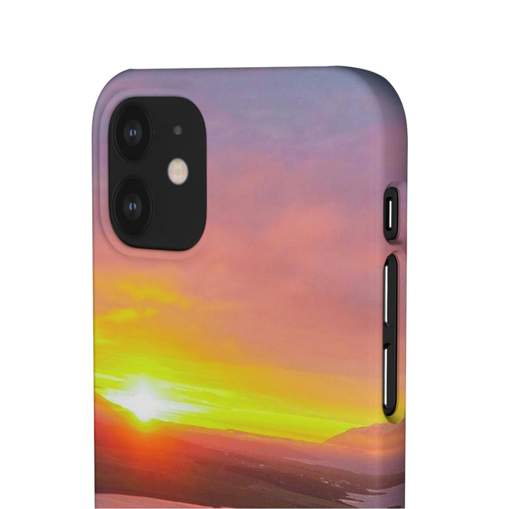 Sunset Over the Fjord Part 1 - Phone Case