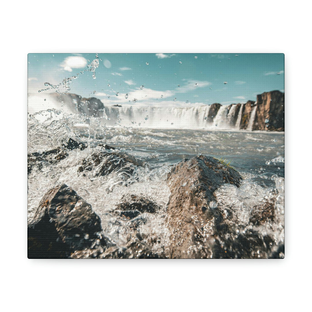 Goðafoss Splash - Canvas