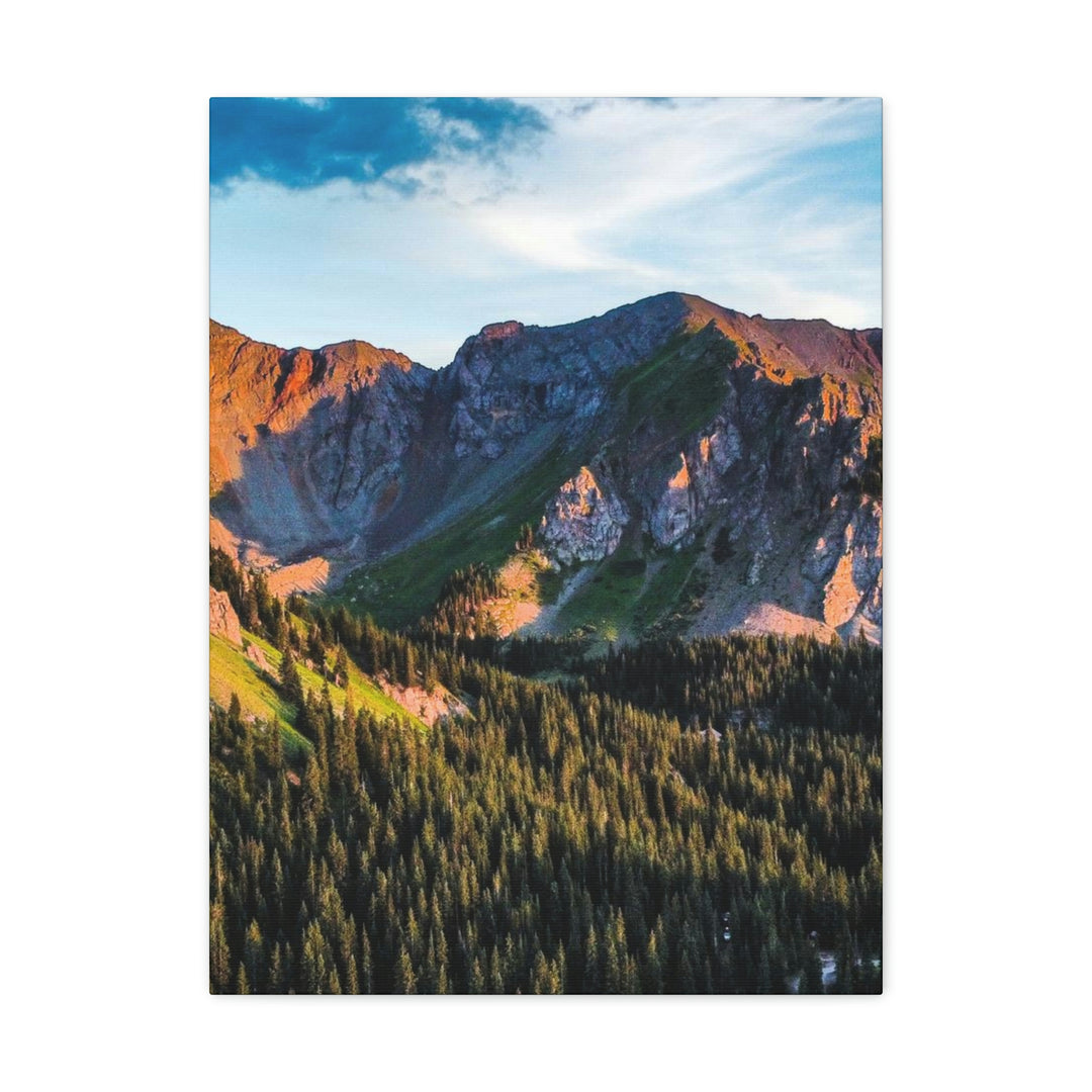 Fading Mountain Light - Canvas