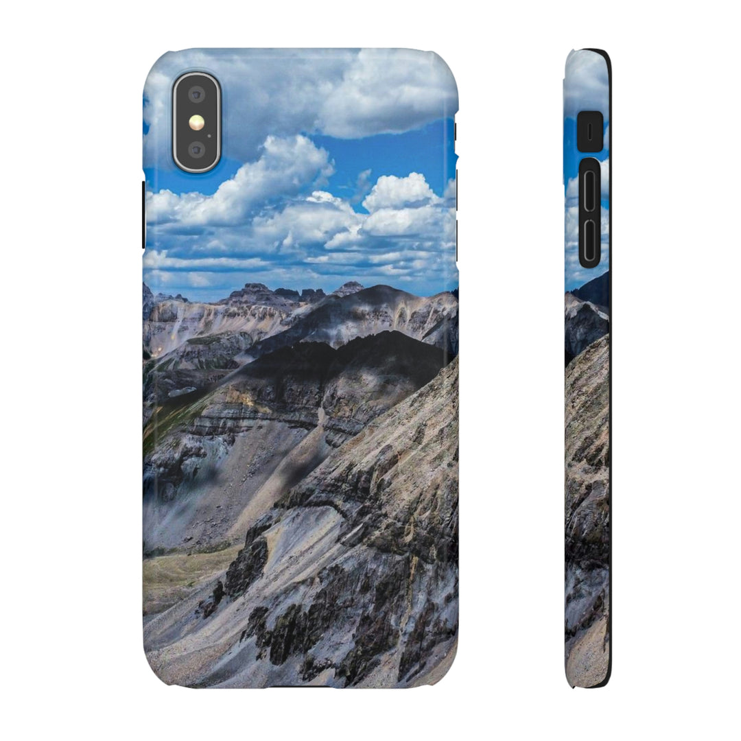 Imogene Pass From the Air - Phone Case