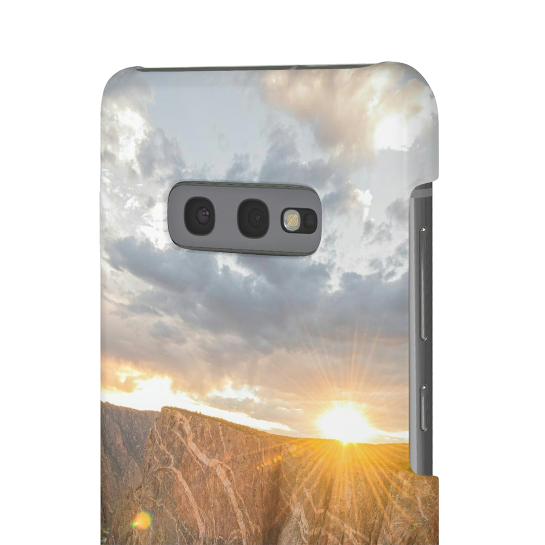 Painted Wall at Sunset Part 2 - Phone Case