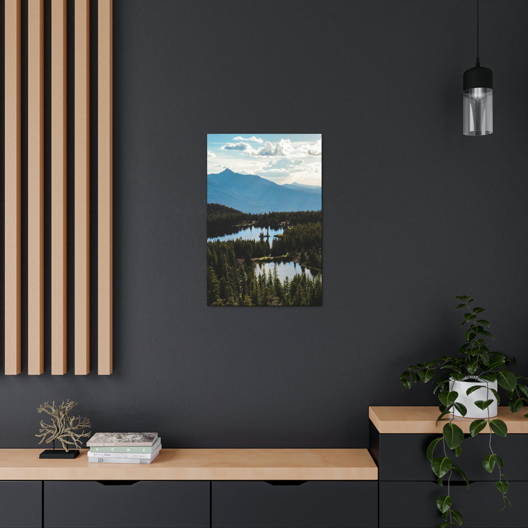 Cool Mountain Lakes - Canvas