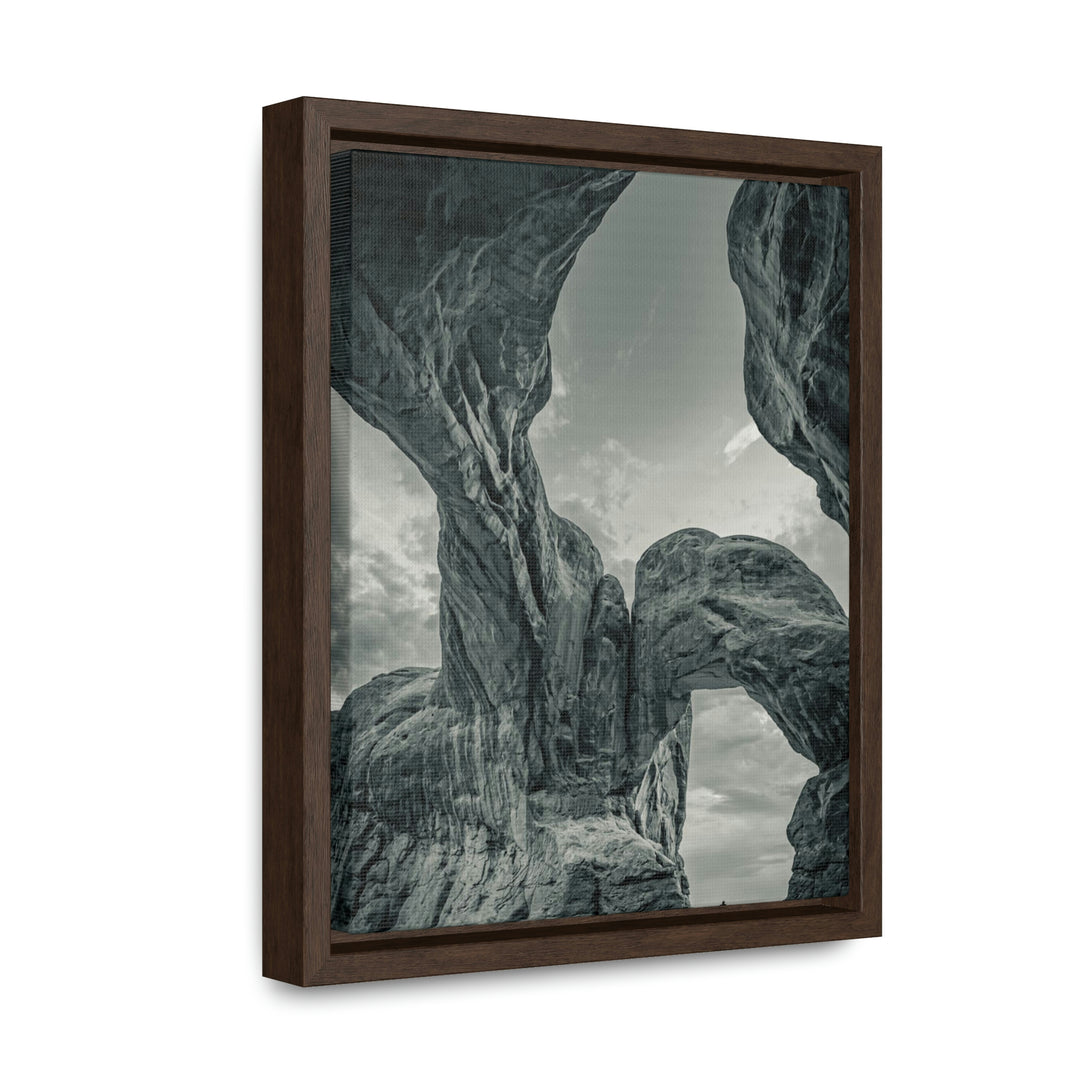 Natural Frames Part 1 in Black and White - Canvas with Frame