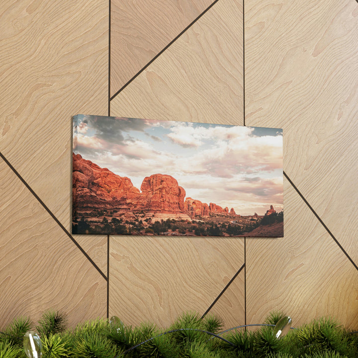 A Desert Sunset - Canvas