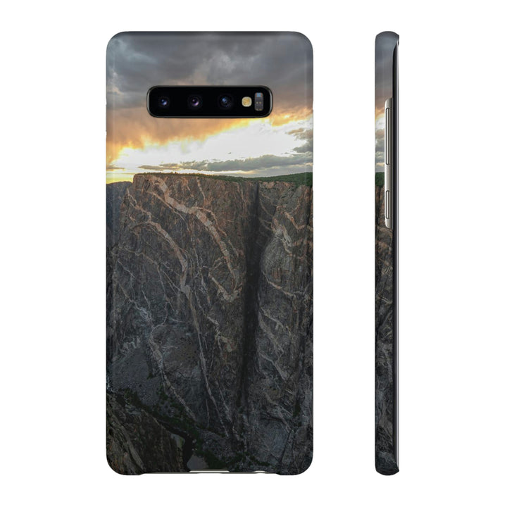 Painted Wall at Sunset Part 1 - Phone Case