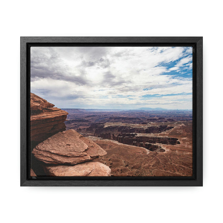 The Canyon Below - Canvas with Frame