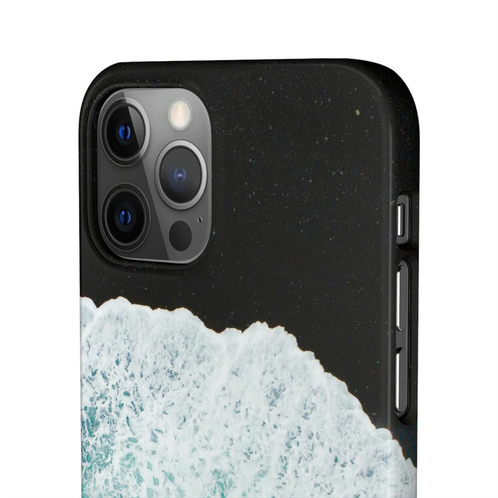 A Wave on Volcanic Sand - Phone Case