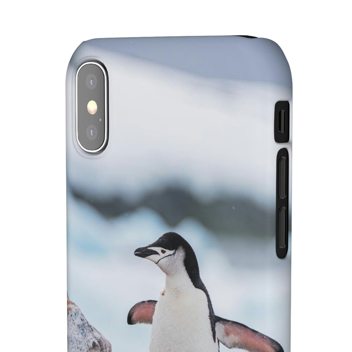 Stretched Penguin - Phone Case