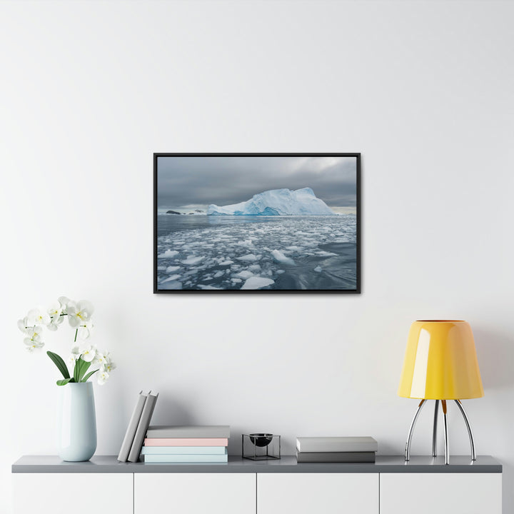 Lane of Ice - Canvas with Frame