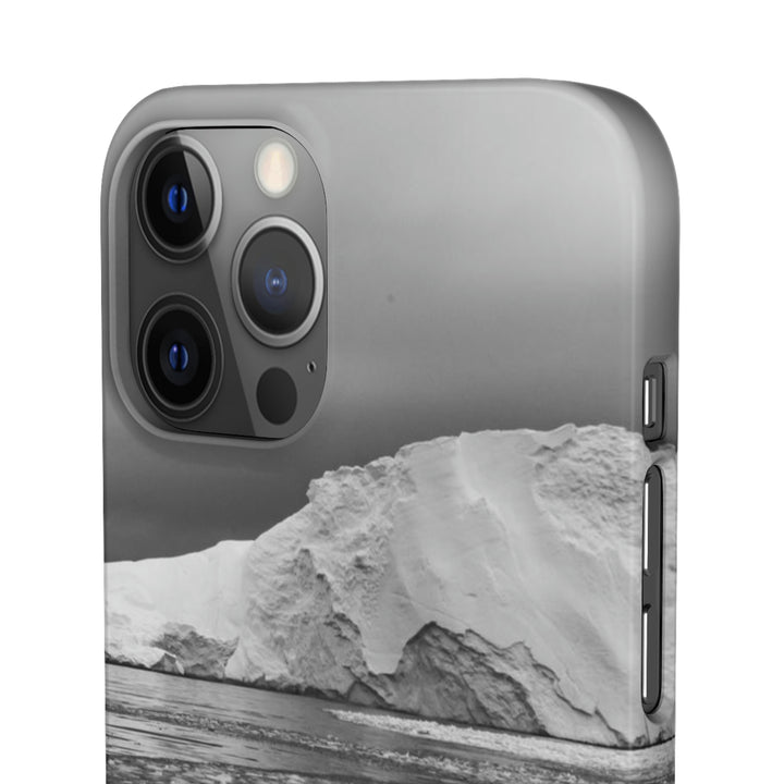 Lane of Ice In Black and White - Phone Case