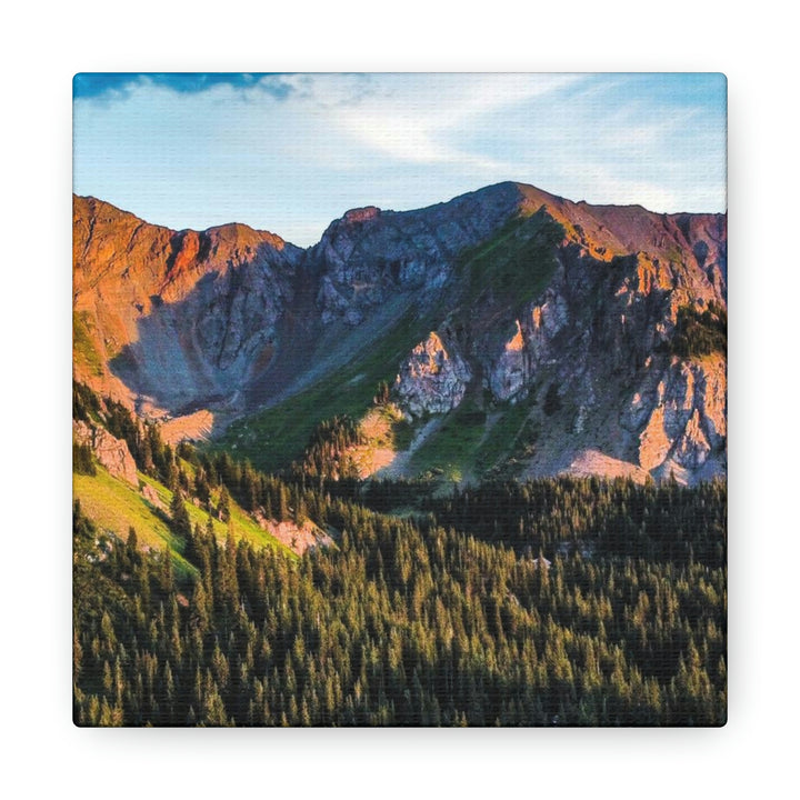 Fading Mountain Light - Canvas