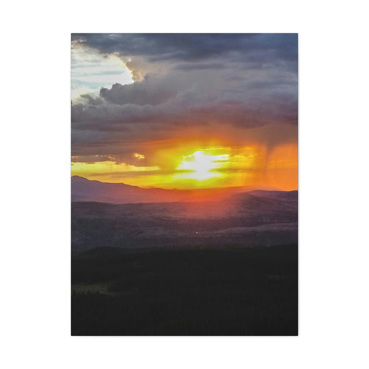 Rainy Sunset - Canvas