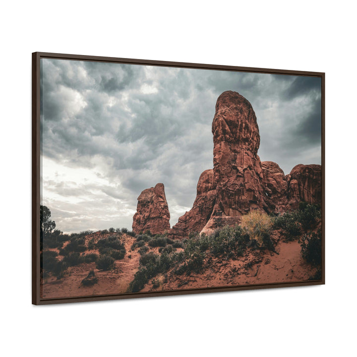 Dramatic Rocks - Canvas with Frame