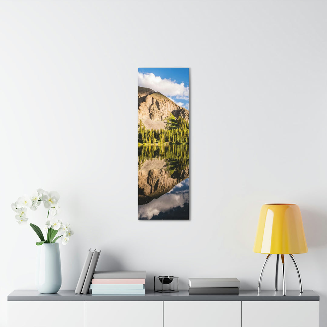 Mountain Scene Reflected - Canvas